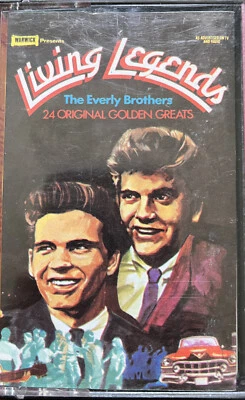 Living Legends The Everly Brothers  Cassette Tape 24 Original Greats tracks - Image 1 of 4