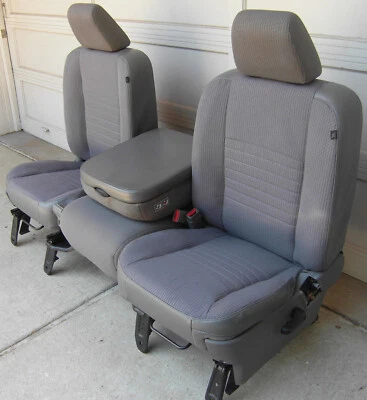 2002 - 2008 DODGE RAM 1500 2500 3500 ASSENTOS FRONTAIS DE PANO CONSOLE CENTRAL ASSENTO DE SALTO - Imagem 1 de 4