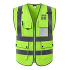 High Visibility Safety Polyester Fiber Waistcoat with