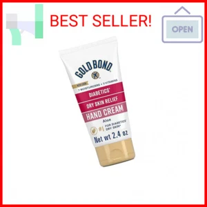 Gold Bond Diabetics' Dry Skin Relief Hand Cream, 2.4 oz., With Aloe to Moisturiz - Picture 1 of 2