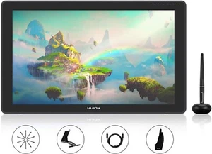 HUION KAMVAS 22 Plus Graphics Drawing Tablet with Full-laminated QD Screen 140% - Picture 1 of 6