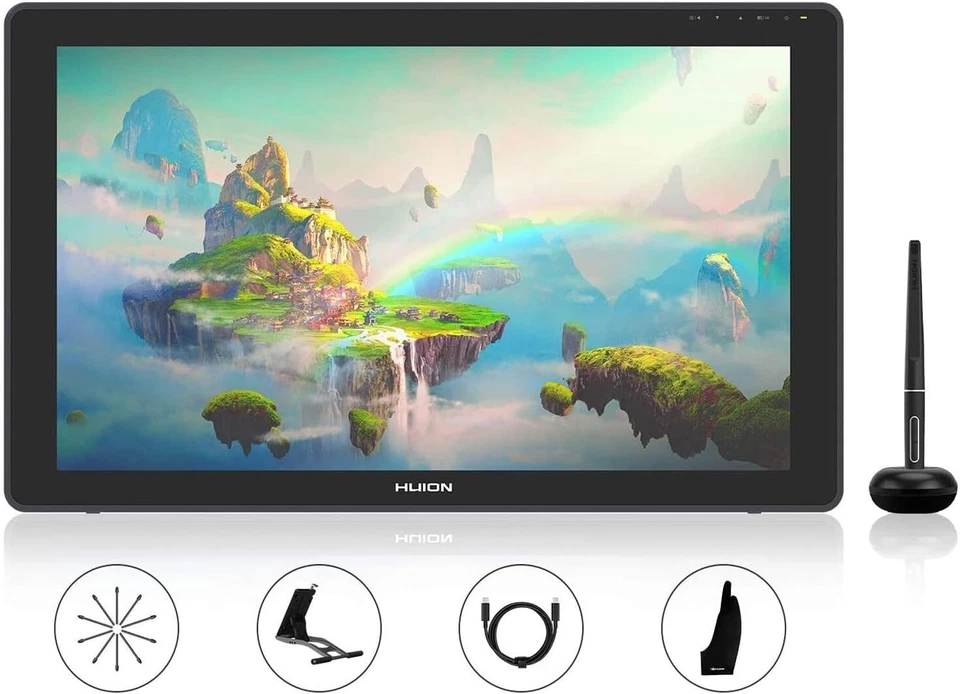 HUION KAMVAS 22 Plus Graphics Drawing Tablet with Full-laminated QD Screen 140% - Image 1 of 4