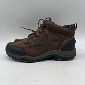 Ariat Terrain Men's Brown Waterproof Lace Up Ankle Hiking Boots Size 9.5 D - Picture 1 of 6