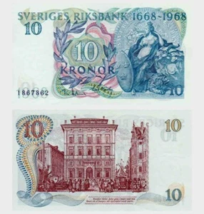 Sweden - 1968 - 10 Kronor - Commemorative - "UNC"  #ED4268 - Picture 1 of 6