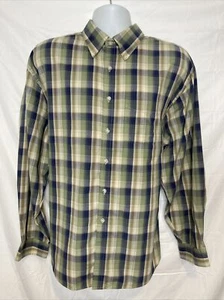 Van Heusen Hemd mit Knöpfen Herren XL mehrfarbig kariert langarm Baumwolle Polyester - Bild 1 von 8