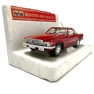 Vintage Polistil Old Classic Red Mercedes Benz 450SL Sports Car S86 1:25 - Picture 1 of 3