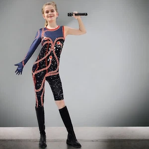 Sparkle & Slither: NWOT Girls' Dazzling Snake Costume Bodysuit! Size: 11-12 - Picture 1 of 19