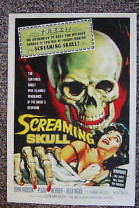 The Screaming Skull Movie Lobby Card poster John Hudson Peggy Webber Alex Nicol