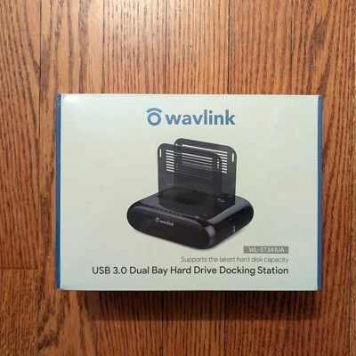 WAVLINK Dual Bay Hard Drive Docking Station - Image 1 of 4