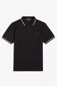 Fred Perry THE FRED PERRY SHIRT M12 Twin Tipped Piqué Polo Shirt. 40/M - Picture 1 of 6