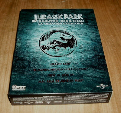 Jurassic Park (Parque Jurasico) Coleccion Digipak 3 DVD+DVD Documental Nuevo - Imagen 1 de 4