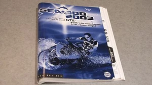 2003 SEA DOO GTX 4-TEC LTD PARTS CATALOG 219 301 430 - Picture 1 of 1