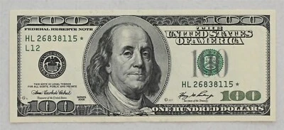 US 2006 United States Notes Small 100 Dollars Star note CH CU RC0655 combine shi - Image 1 of 2