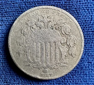 USA 1867 - P Schild 5 Cent - Bild 1 von 4