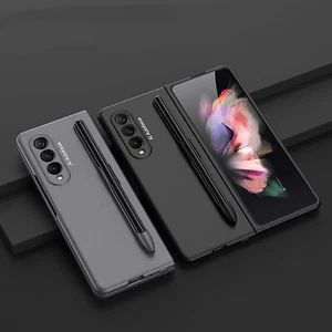 Custodia protettiva con slot penna antiurto cover telefoni per Galaxy Z Fold 3 S - Foto 1 di 11