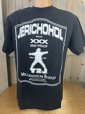 Camiseta de Lucha Chris Jericho Y2J 2000 Prueba Jerichohol WWE/WWF Adulto Talla Grande Foto 1 de 4