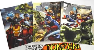03PZ.QUADERNI MAXI the AVENGERS MARVEL ( 5mm. ) SCUOLA SUPEREROI, HULK, IRON MAN - Imagen 1 de 1