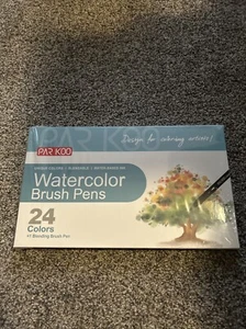 Watercolor Brush Pens 24 Pack - Picture 1 of 2