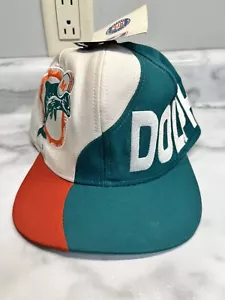 Vintage Rare Miami Dolphins Logo 7 WAVE SPELLOUT SnapBack NOS NWT READ - Bild 1 von 12