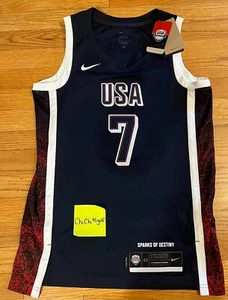 Men’s USA Basketball Kevin Durant Nike Navy 2024 Swingman Player Jersey S 40 - Picture 1 of 3