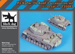 BLACK DOG SET RESINA PZ.KPFW IV AUSF.J 1:35 T35087 - Foto 1 di 6
