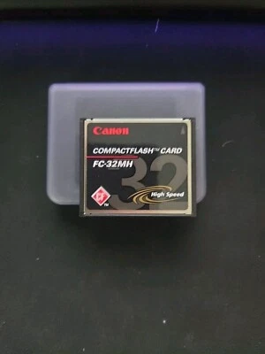 Genuine CANON CompactFlash Card FC-32MH With Case - Image 1 of 3