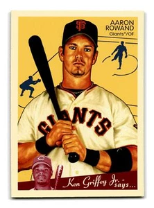 Aaron Rowand 2008 Upper Deck Goudey #161 San Francisco Giants Centered Mint - Picture 1 of 2