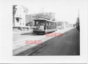 4F753A PEQUEÑO RP 1940 Connecticut Co vagón de ferrocarril #1414 State St New Haven - Imagen 1 de 1
