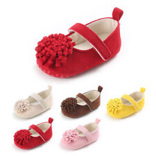 Baby Girls Toddler Soft Floral Princess Infant Mary Jane Flats Prewalker Shoes