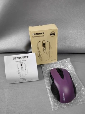 TECKNET Wireless Mouse-Purple-Model M003 - Image 1 of 4