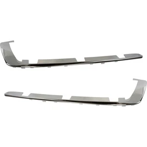 Bumper Trim For 2006-2011 Cadillac DTS Rear Bumper Molding LH & RH Chrome 2-Pcs. - Picture 1 of 12