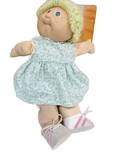 Muñeca vintage Cabbage Patch Kids hilo rubio pelo firmado Xavier Roberts 1985 - Imagen 1 de 6