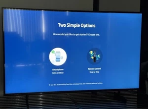 SAMSUNG 43-Inch Class Crystal 4K UHD AU8000 Series HDR, 3 HDMI Ports (2021)=READ - Picture 1 of 10