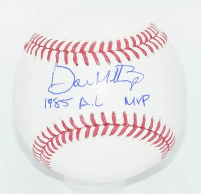 DON MATTINGLY "1985 AL MVP" Yankees Signed MLB BASEBALL + BECKETT COA #W4694 - Image 1 of 2