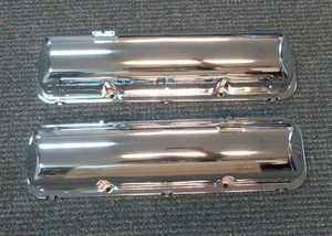 Ford & Mercury 1960-64 NUEVO Cromo FE Big Block Baldy Cubiertas de válvula - Imagen 1 de 3