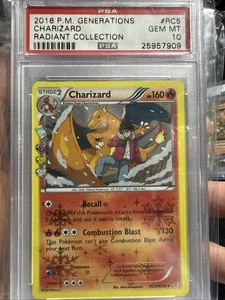 2016 POKEMON XY GENERATIONS RADIANT COLLECTION #RC5 CHARIZARD PSA 10 - Picture 1 of 4