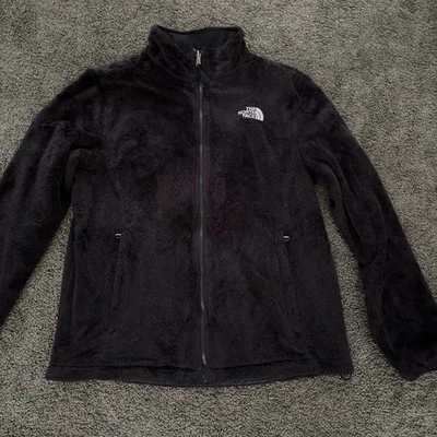 The North Face Women’s Full Zip Osito Fleece Jacket Black Size XL - Image 1 of 4
