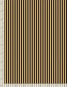 Stripe yellow black Bee 1/8" stripes C8109 Timeless durable cotton Fabric - Picture 1 of 1