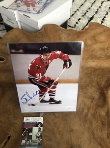 Stan Mikita Signed 8x10 Autograph Photo Blackhawks JSA COA - Picture 1 of 12
