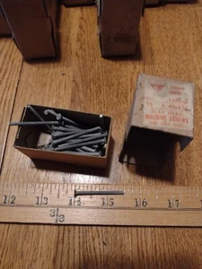 4-40 x 1 1/4"  FLAT HEAD MACHINE SCREWS ELEC. GALV. STEEL. QTY: 72. NOS - Picture 1 of 3