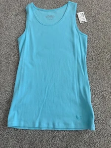 Justice Tank Top, New with tags, blue, size 16 girls - Picture 1 of 3
