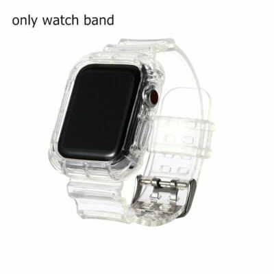 Correa deportiva iWatch 38/42/40/44 mm + cubierta protectora para Apple Watch 6 5 4 3 2 Foto 1 de 4