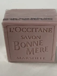 L’Occitane Rose Soap Savon Bonne Mere Triple Milled Highly Perfumed 100g Bar BN - Picture 1 of 4