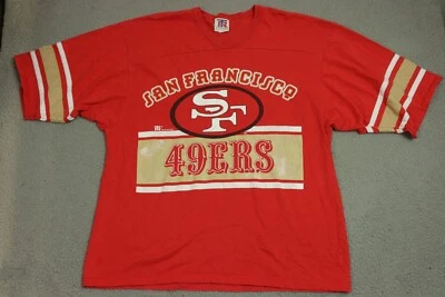 Camisa masculina vintage San Francisco 49ers tamanho grande 1994 vermelha atlética NFL EUA - Imagem 1 de 4