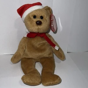 Ty Beanie Baby 1997 Holiday Teddy Bear Rare PVC Pellets - Picture 1 of 7