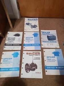Lot of 7 SPICER transmission service manuals - Bild 1 von 8