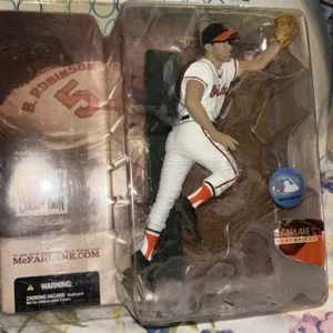 McFarlane Cooperstown Brooks Robinson Baltimore Orioles White Jersey Figure - Picture 1 of 2
