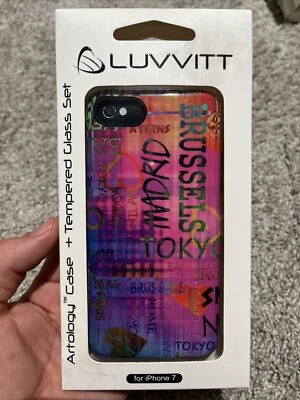 Luvvitt Artology Phone Case And Tempered Glass Set for iPhone 7 R014 - Image 1 of 2