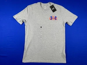 UNDER ARMOUR Men's Gray Heather Graphic T-Shirt Size Medium NWT - Picture 1 of 6