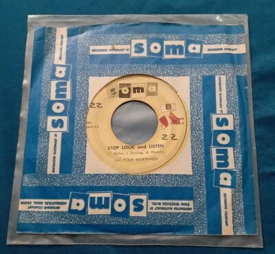 The Four Northmen 45 Three Seasons / Stop Look and Listen Soma 1050 Foto 1 de 2